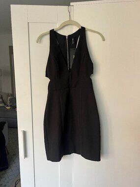 NWT Do+Be Sleeveless Black Mini Cutout Dress - Size Small